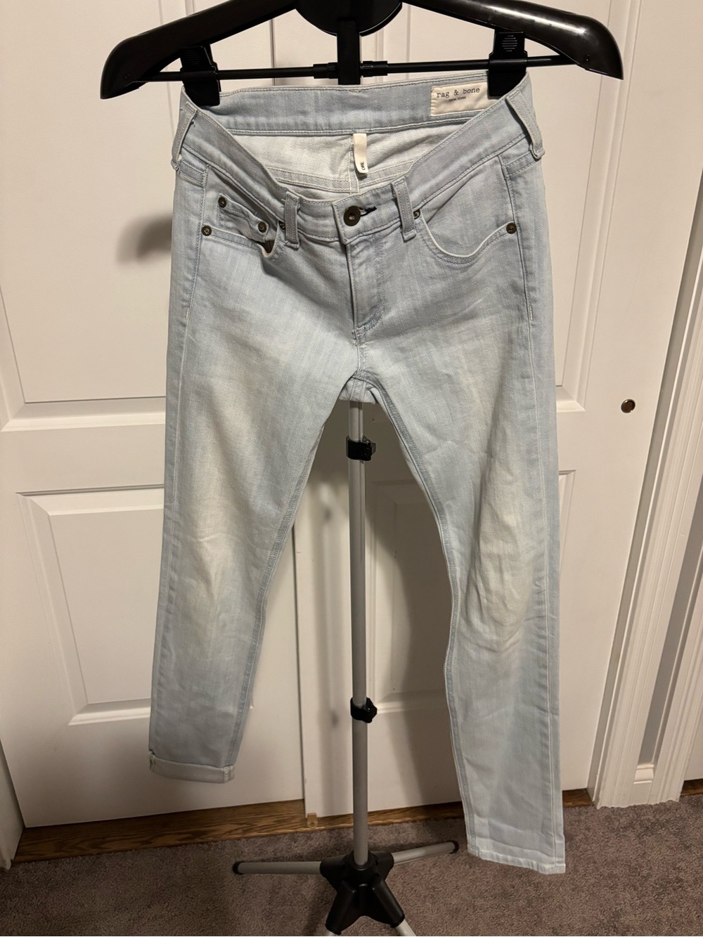 rag & bone Pale Blue Denim Jeans